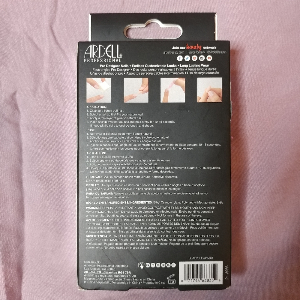 3/$8 Ardell Nail Addict Nails - Picture 2 of 2